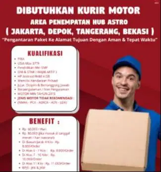 Loker Kurir Astro