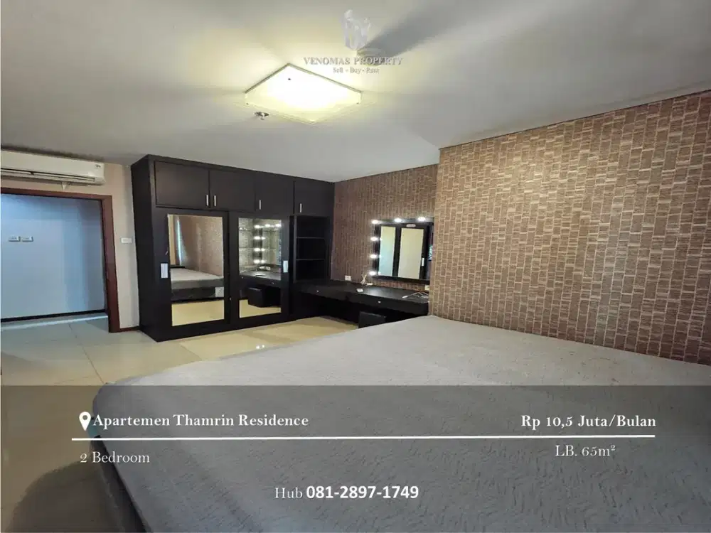 Disewakan Apartement Thamrin Residence 2BR Full Furnished Tower C