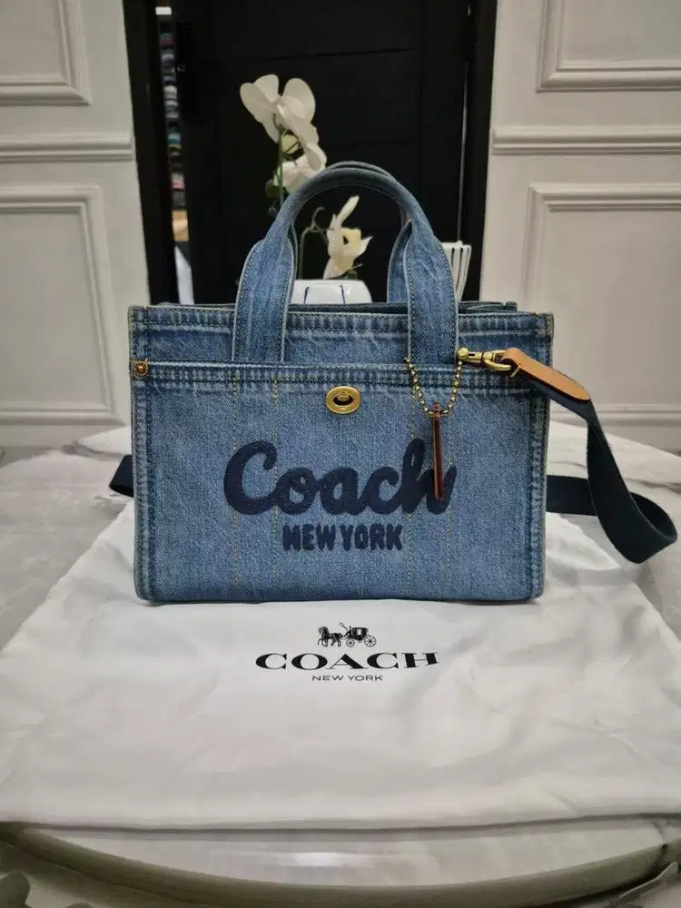 Coach denim CG TOte 20 indigo
