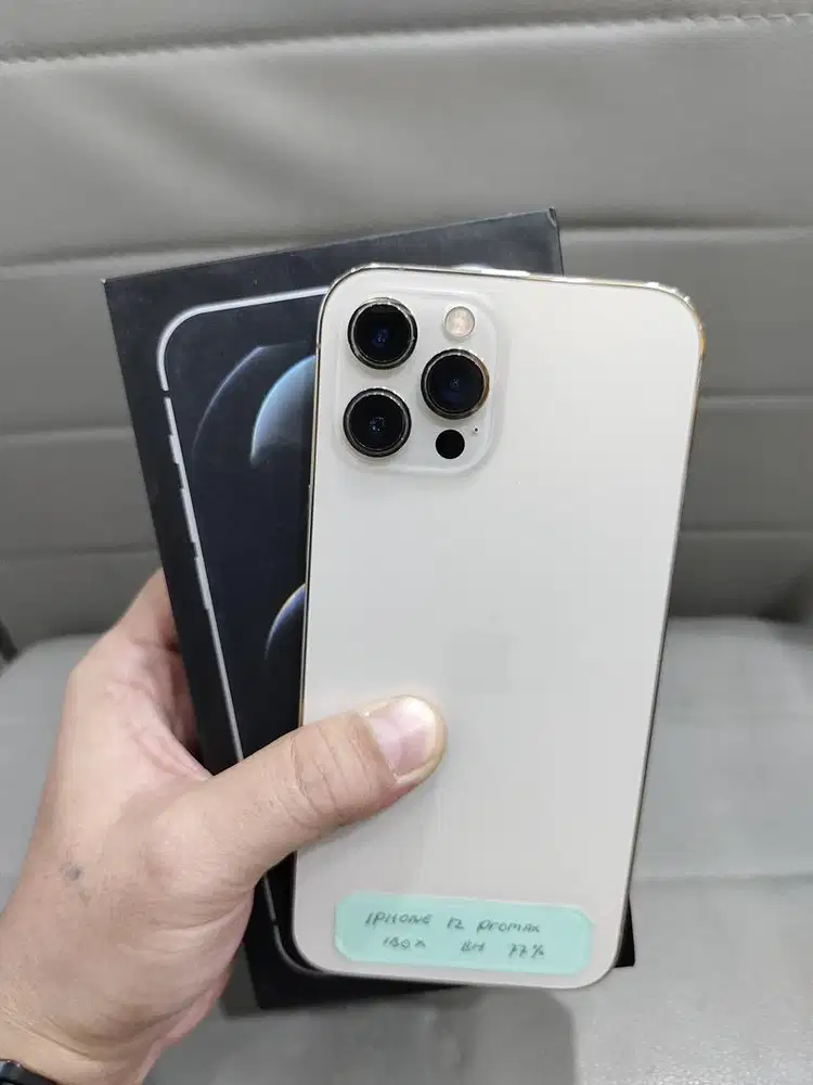 Iphone 12 Promax 128 Gold Second