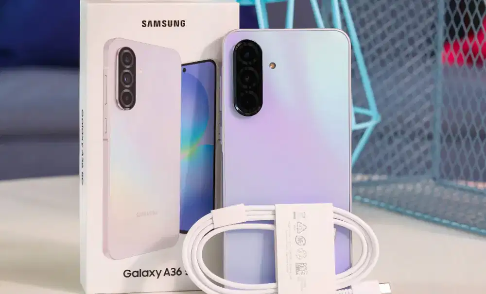 SAMSUNG GALAXY A36 5G - FREE TRAVEL ADAPTOR 25W BARU