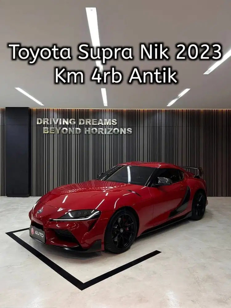 Toyota GR Supra 3.0L Coupe AT 2024 Merah Km4rb Nik 2023 B1987EBH
