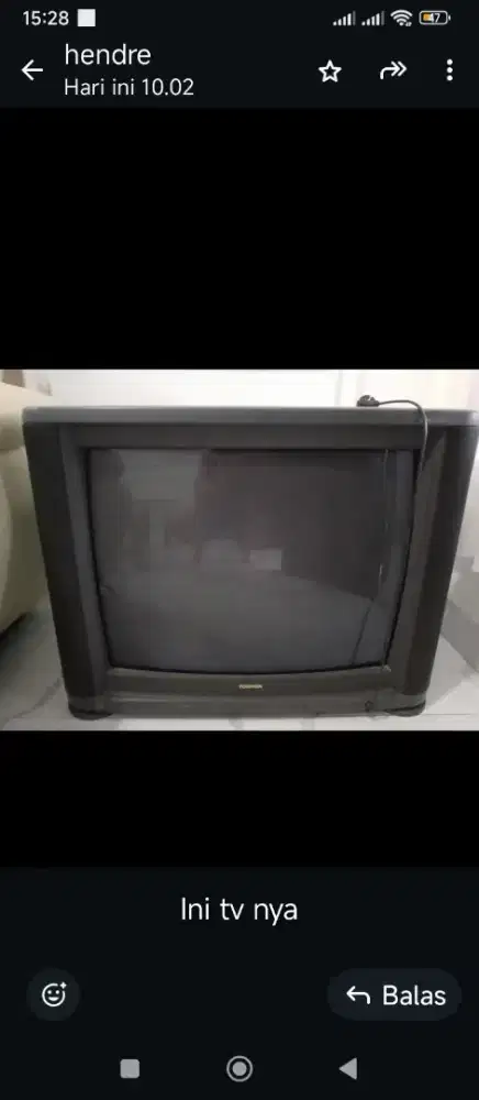 Tv tabung thoshiba 29 inc