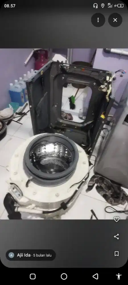 Perawatan dan perbaikan mesin laundry