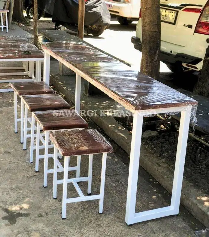 Meja Kafe Rumah makan, taman, dll murah pusat furnitur industrial bdg