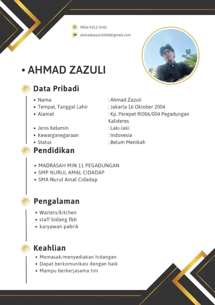 Sedang membutuhkan pekerjaan secepatnya
