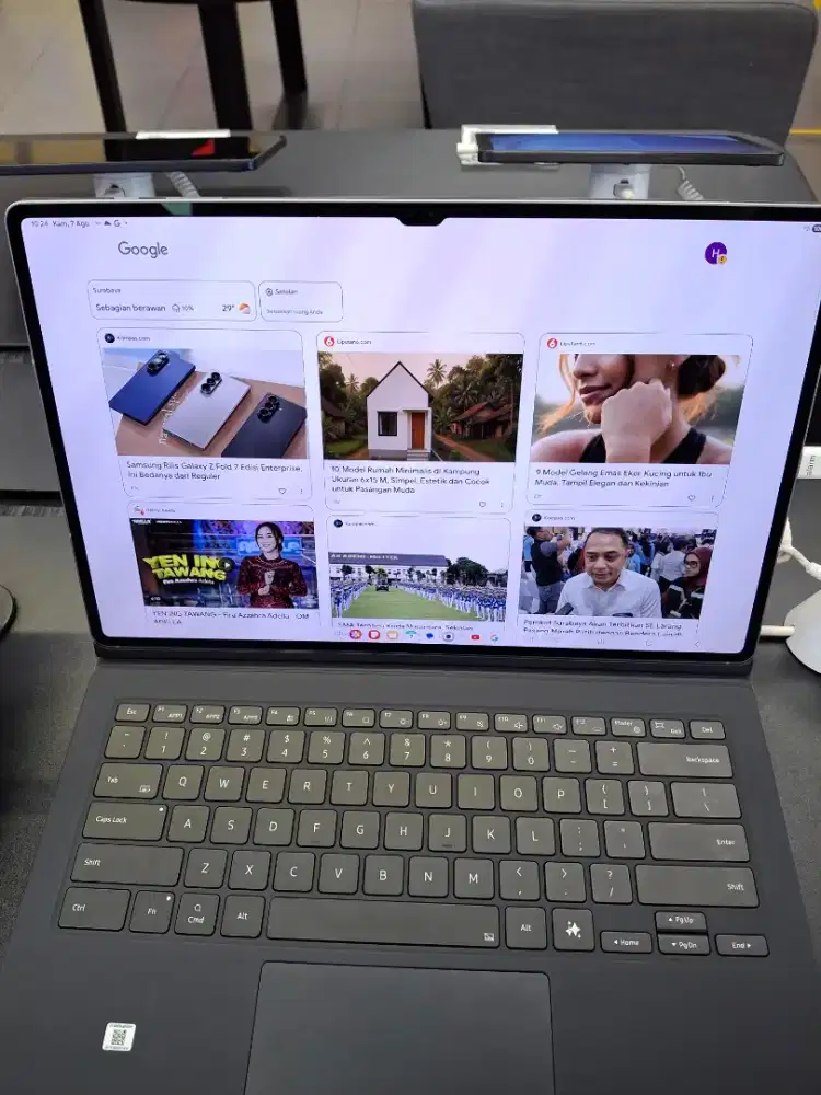 Samsung TAB S10 ULTRA 5G PWP Keyboard + Cover dan Free Speaker Premium