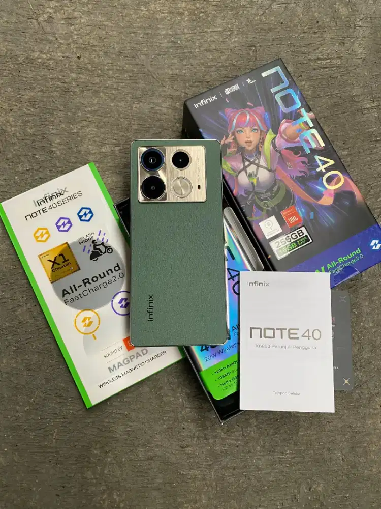 Infinix Note 40 16/256 Fullset Ori 45w + Wireless G99 Ultimate