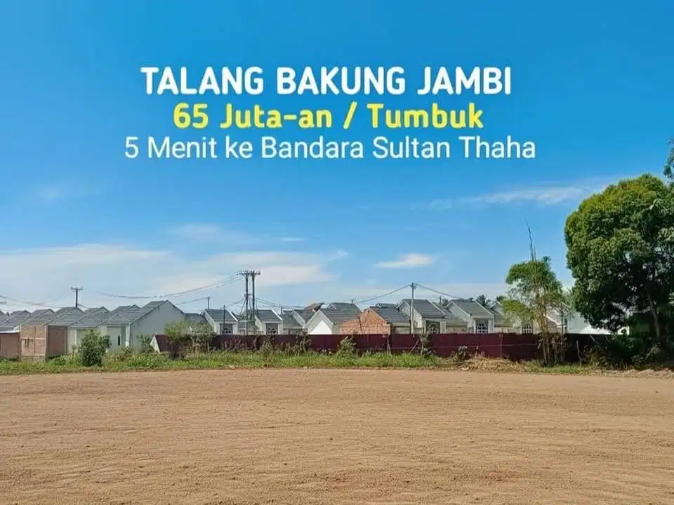 Tanah Murah Talang Bakung Dekat Bandara Jambi