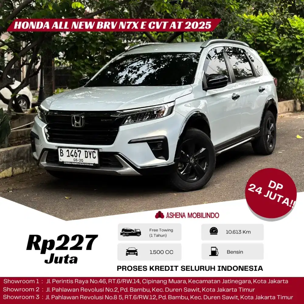 Brv N7N E CVT 2025 Putih DP 24jt Cash Atau Kredit Terbaik SeOLX!