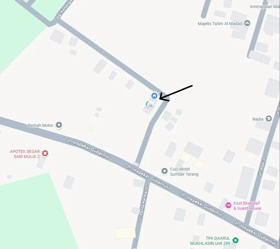 rumah dijual beserta isi perabotannya ditengah kota simpang empat