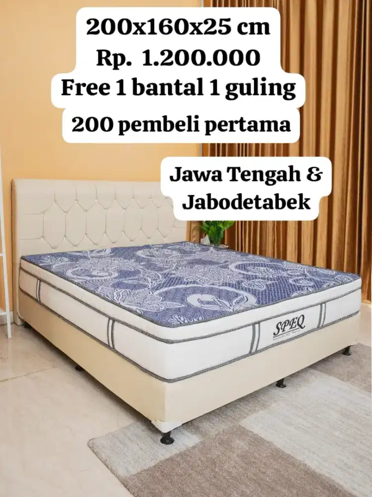 JUAL KASUR BUSA GARANSI ANTI KEMPES 15 TAHUN