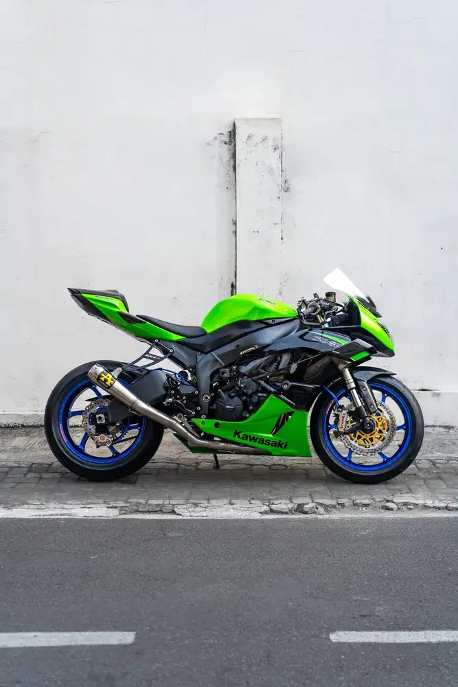 Moge Kawasaki Ninja ZX6r Green Th. 2011 HEDON