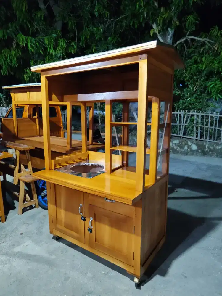 Jual Gerobak Angkringan, Bakso, Mie Ayam, Bubur, Sate, Soto, Pecel dll