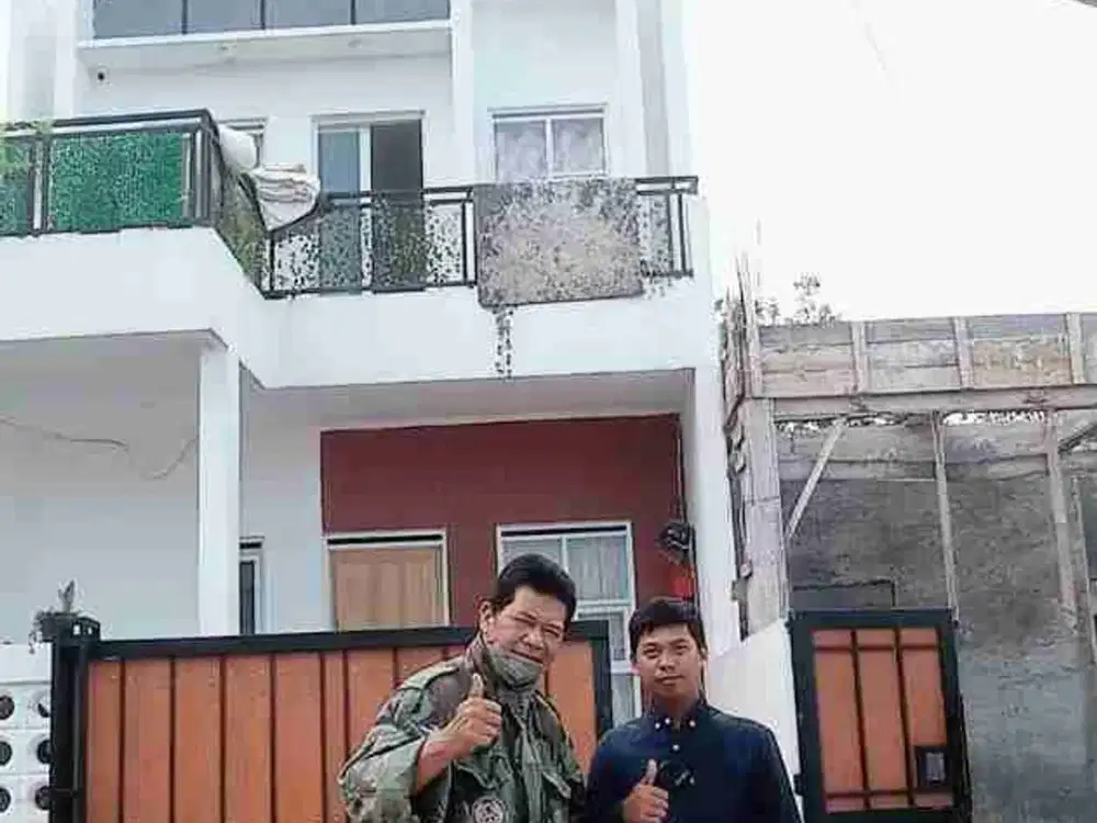 dijual rumah 2 lantai murah free design di jatihandap atas view kota bandung