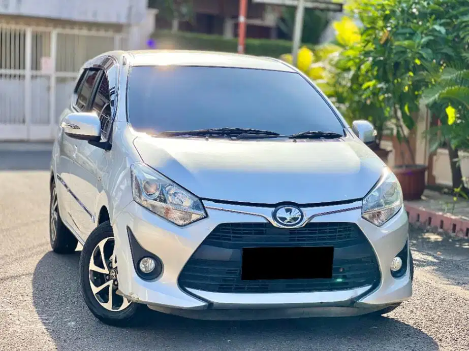 Toyota Agya 1.2 G Matic 2019 Silver Met No Genap TDP 19 Juta