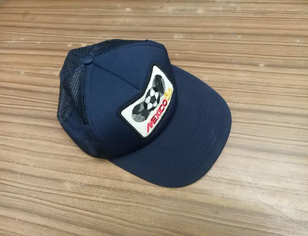 Vtg radio cap worldcup mexico86