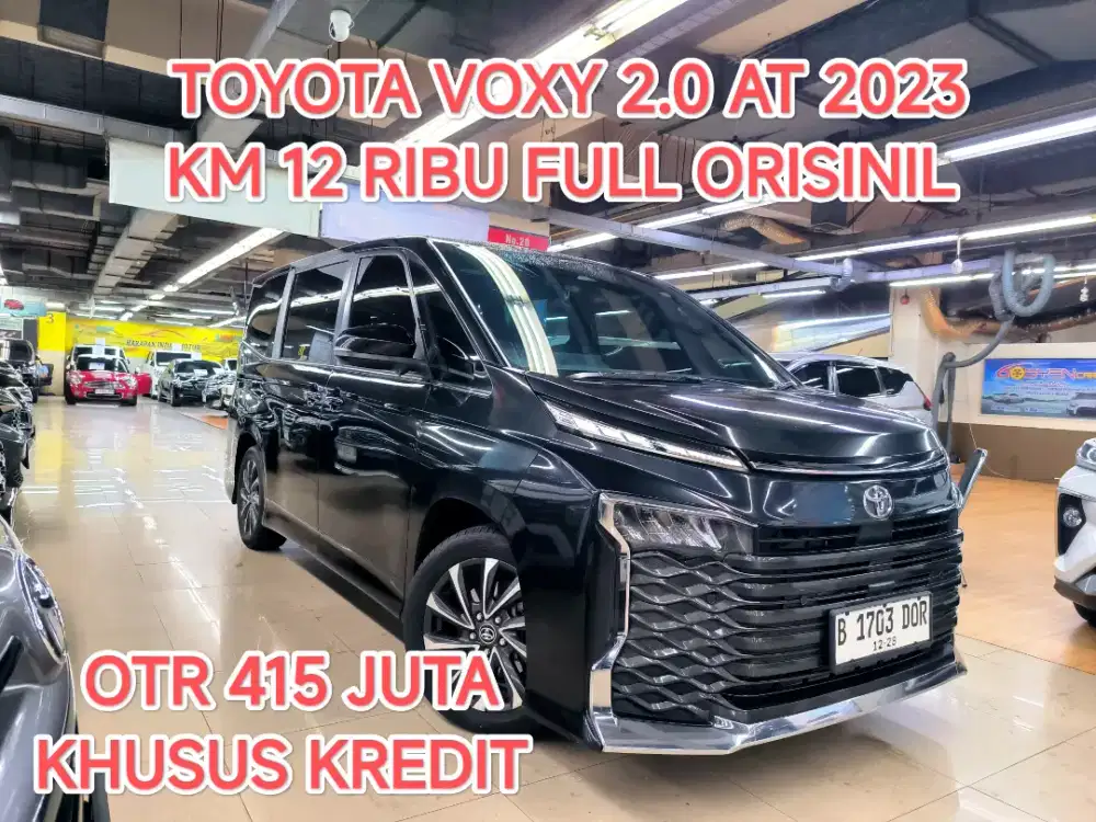 Km 12 ribu TOYOTA VOXY 2.0 AT 2023 FULL ORISINIL ISTIMEWA