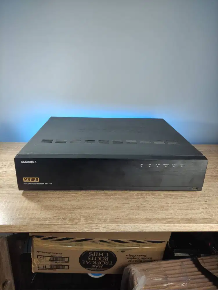 NVR Samsung XRN-1610 16CH IP 12MP – Like New, Full Normal, Tanpa HDD