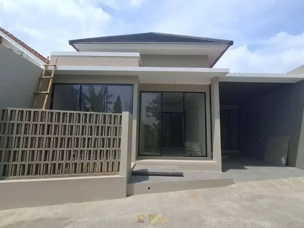 RUMAH MODERN SIAP HUNI, VIEW SAWAH DI PURWOMARTANI
