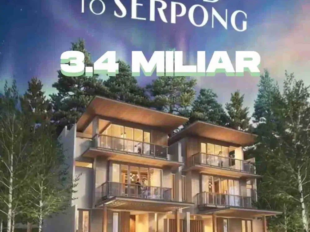 Rumah Baru Finore Lebar 7 Summarecon Gading Serpong