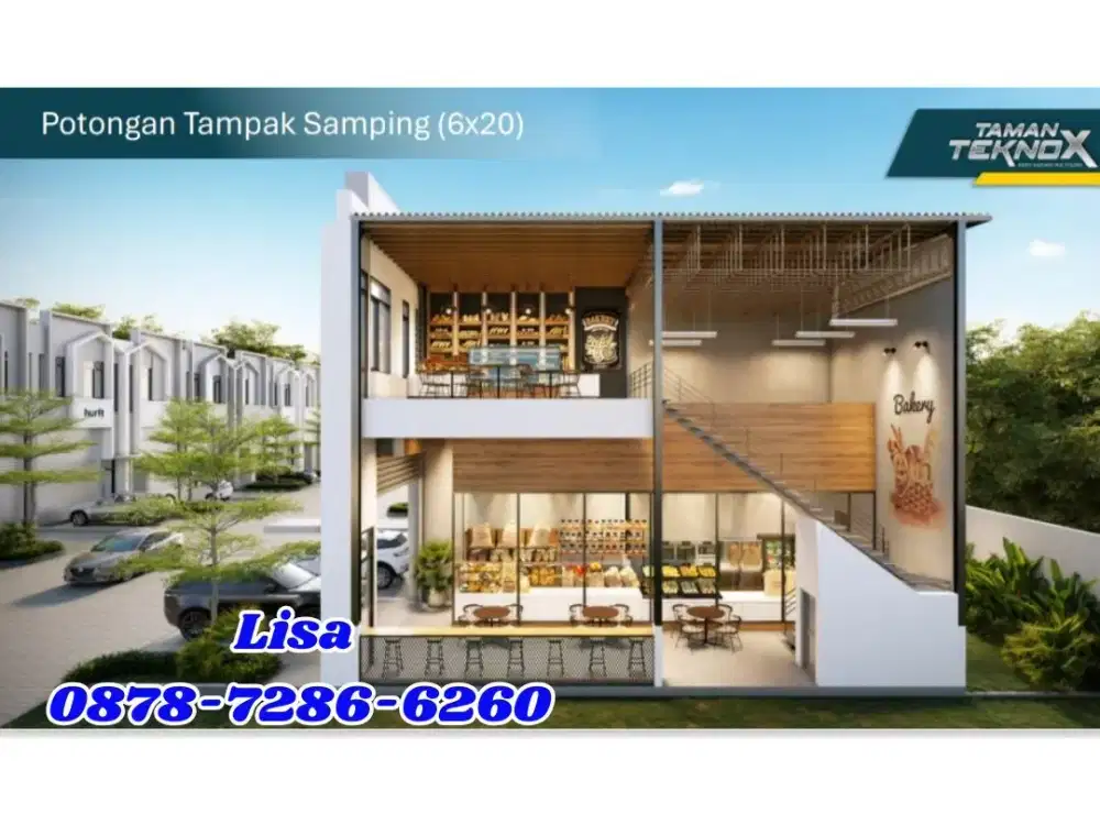 TAMAN TEKNO X BSD CITY 6X21.6m PALING PANJANG TERMURAH