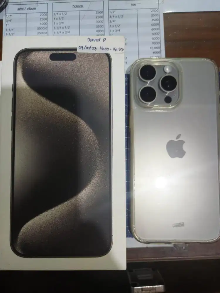 Jual Iphone 15 PM 256 GB Ex Ibox