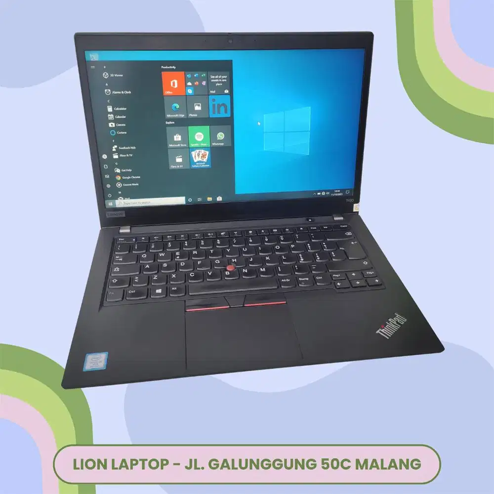 RAM 16GB i5 Gen 8 SSD 256GB Lenovo Thinkpad T490 [04|12]