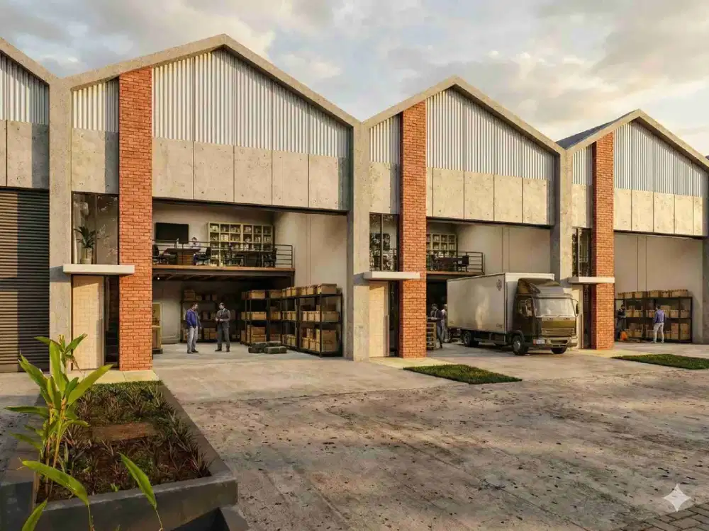 Gudang Plus Mezanine dekat ke Ciputat,Depok dan Serpong Harga 15 M an