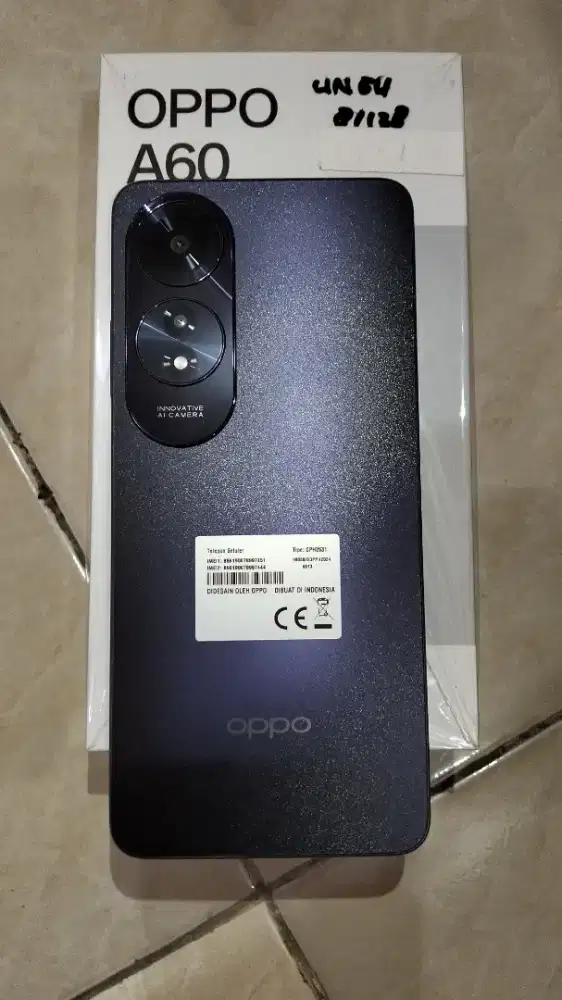 Oppo A60 (8/128) Ungu Lengkap Mulus