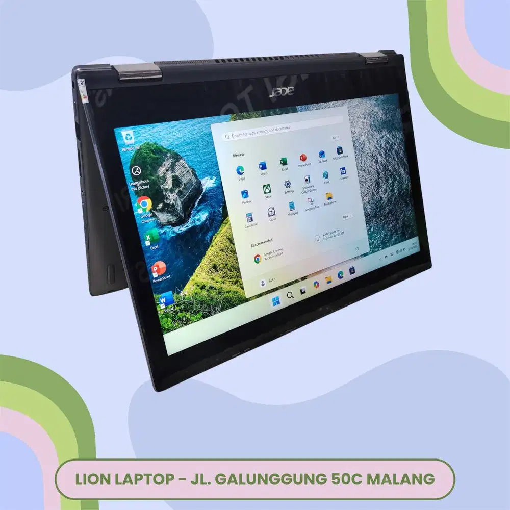 2 in 1 Flip Core i5 Gen 8 8/256 Acer Spin SP513-52N [04|12]