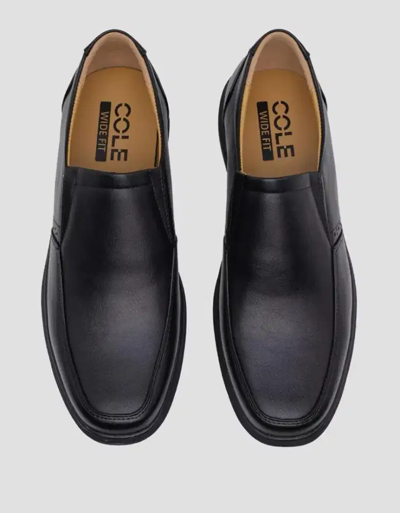 Sepatu clpe slip-on kulit