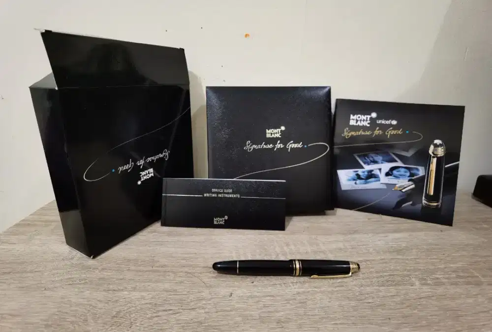 Pulpen Montblanc MeisterstückUNICEFLeGrandSignatureForGood Rollerball