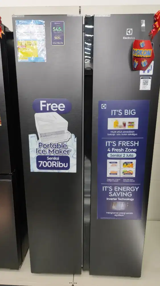 Kulkas Electrolux 505L, bisa dicicil pakai ShopeePay Later