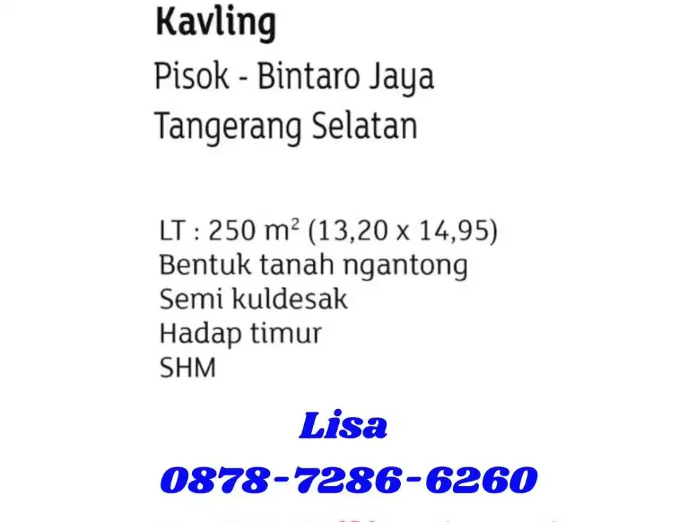 KAVLING MURAH 5MAN MASIH NEGO PARAH MURAH BANGET LT 250