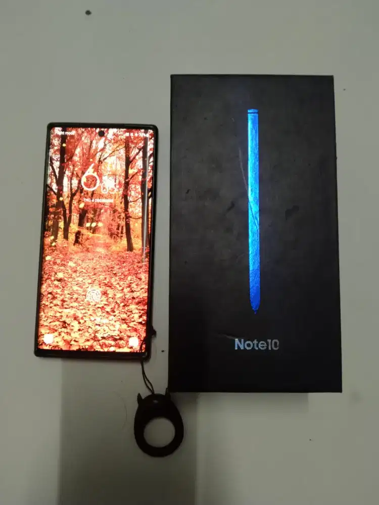 Samsung note 10 5G Hitam. 12/256 Ex Sein Fullset