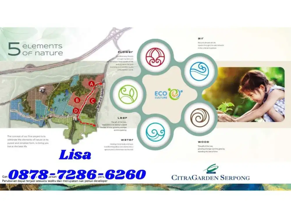 Ruko Citra Garden Serpong Launching 350ha Ciputra Unit Langka LaVallee