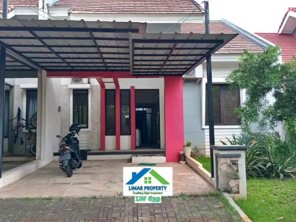 Disewakan Rumah Nyaman Terawat, Strategis Legenda Wisata Cibubur