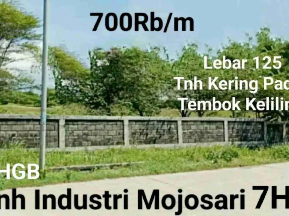 Tanah di Mojokerto Mojosari