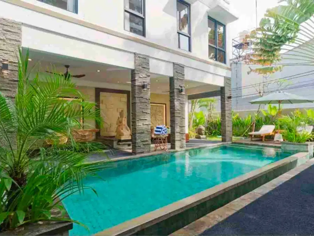 dijual villa tropia lantai 2 lokasi canggu brawa