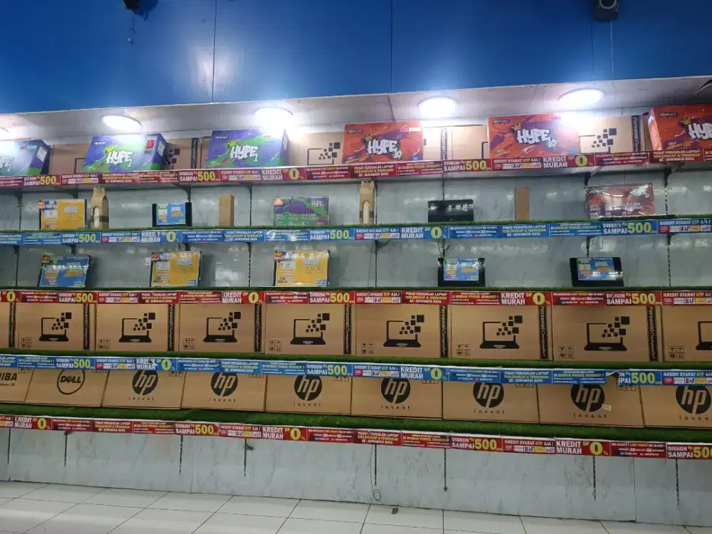 Laptop mulai 2 jutaan bisa cash atau kredit