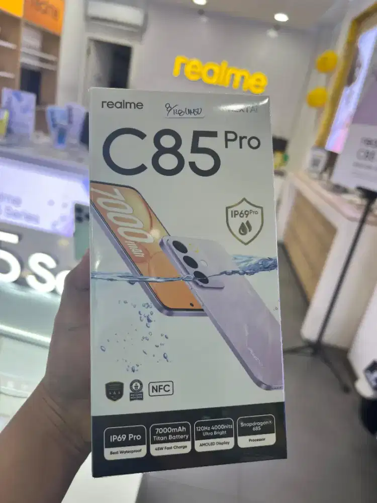 REALME C85PRO TERBARU SNAPDRAGON BATRAI TERBESAR IP69PRO