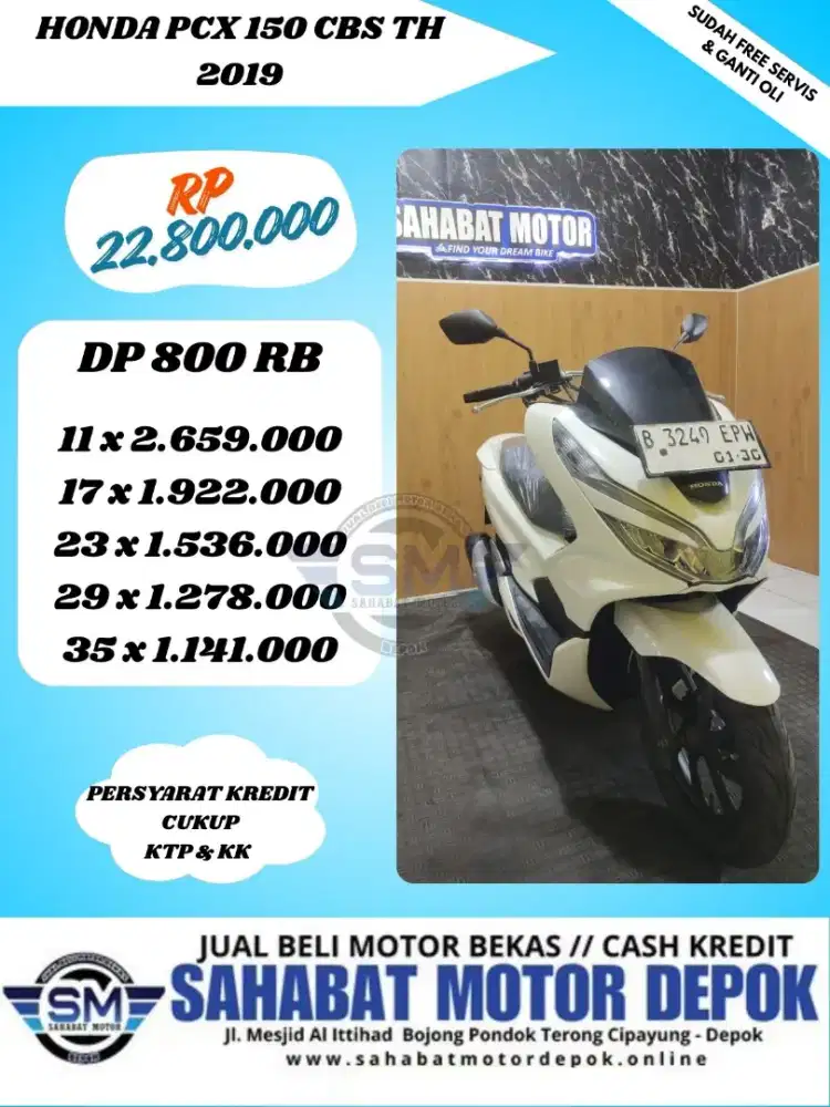 PCX 150 CBS TH 2019 CASH ATAU KREDIT