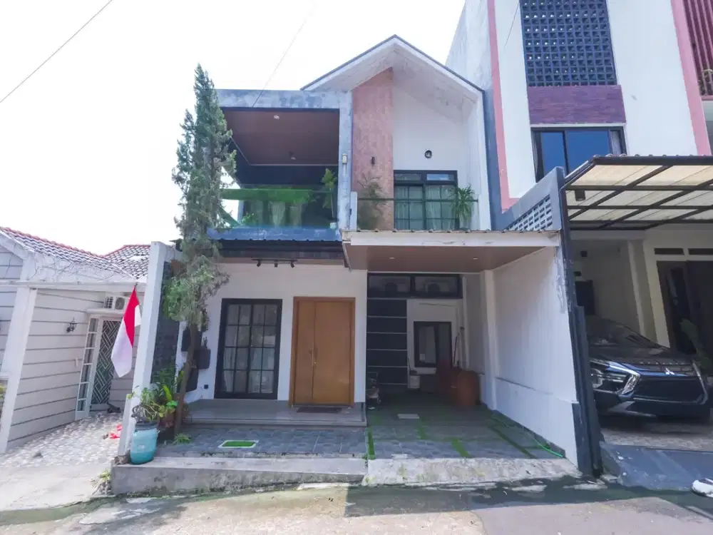 Rumah SHM 2 Lantai 15 Menit ke Alia Hospital Depok Dibantu KPR J-37118