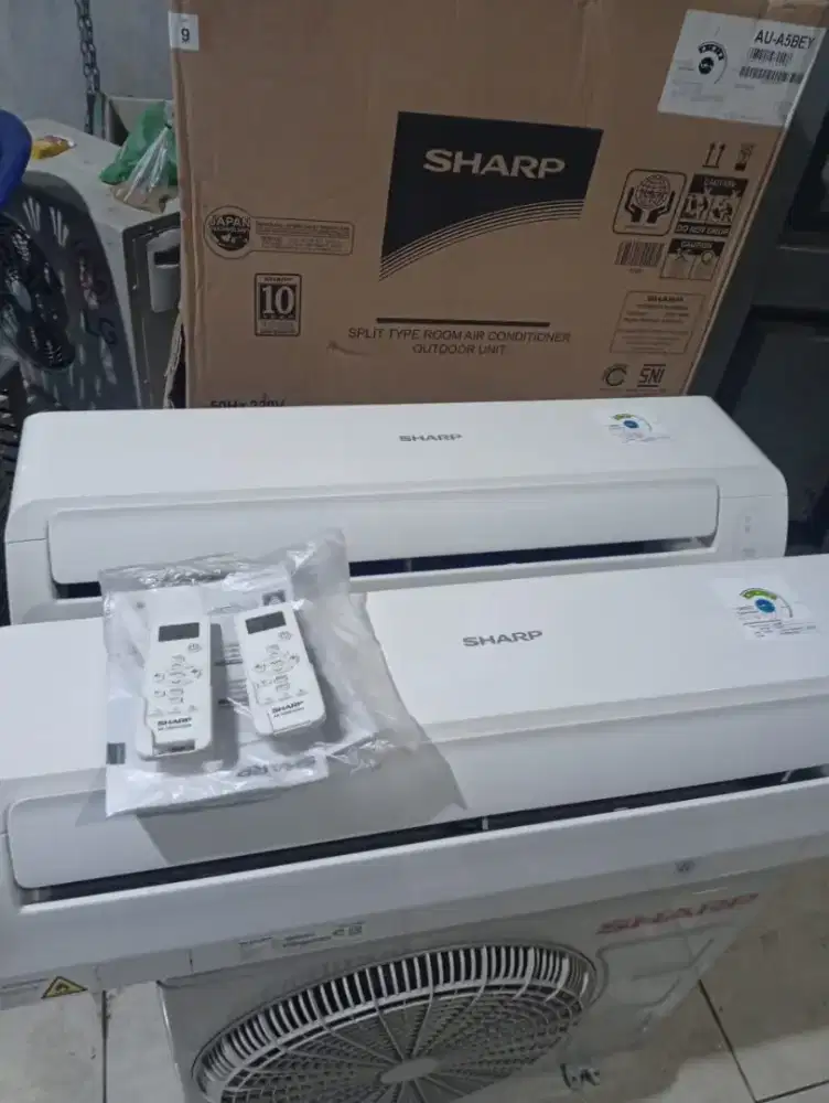AC sharf 1/2pk dan 1pk l 5bulan pakai