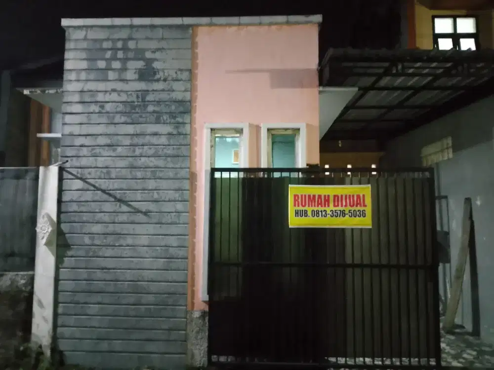 DIJUAL RUMAH SIAP HUNI(SEBAGIAN PERABOT DITINGGAL)