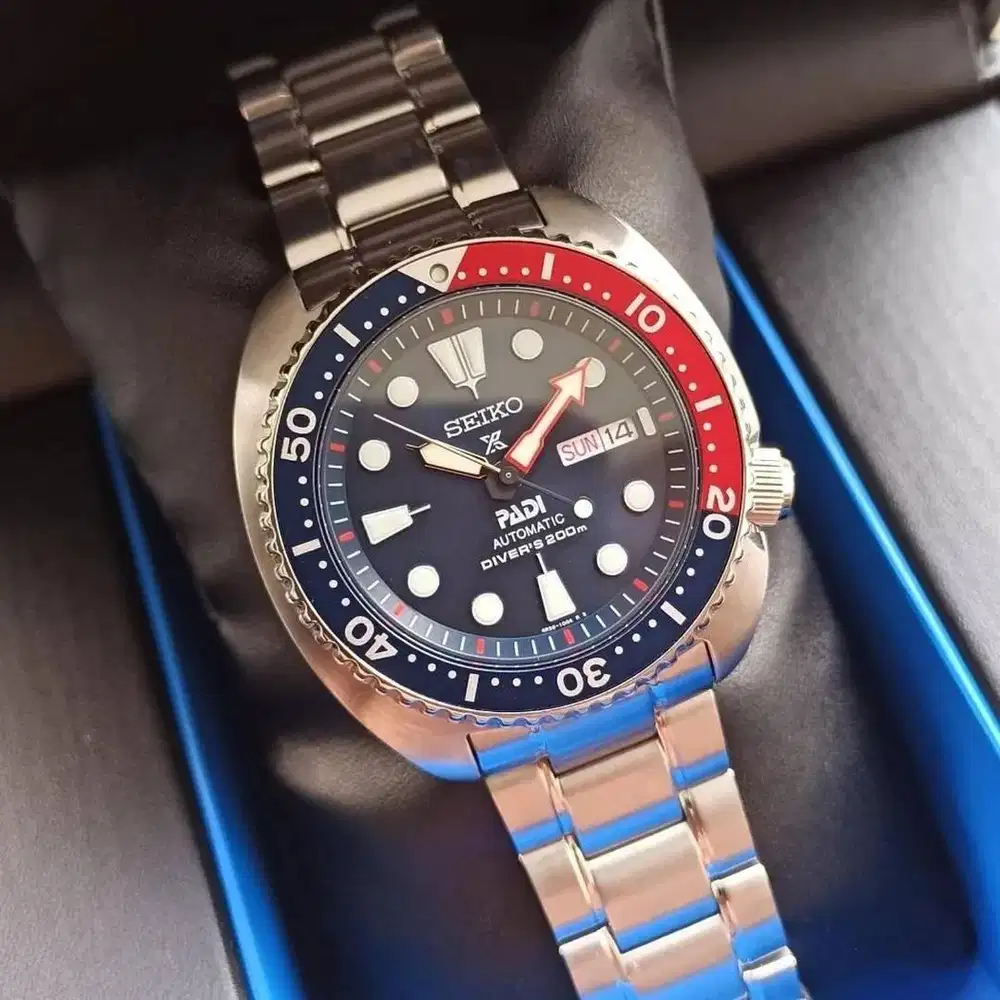 Dijual Jam Tangan SEIKO Automatic SRPA21K1 PADI (PEPSI Special Ed.)