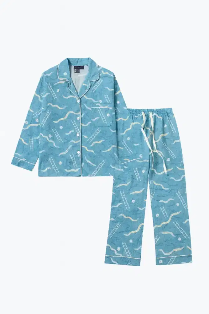 Set piyama premium lengan panjang & celana panjang – soft, nyaman