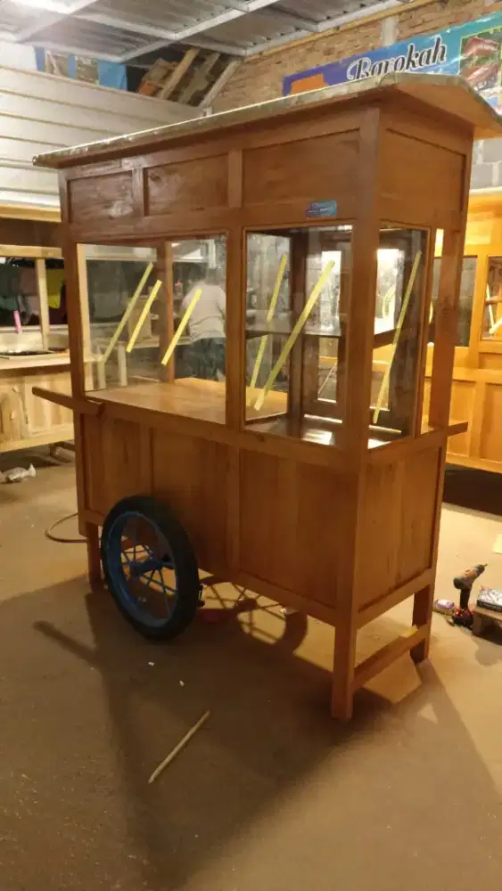 Gerobak Angkringan jg Melayani Pesanan Grobak Bakso Mie Bubur Sate dlL