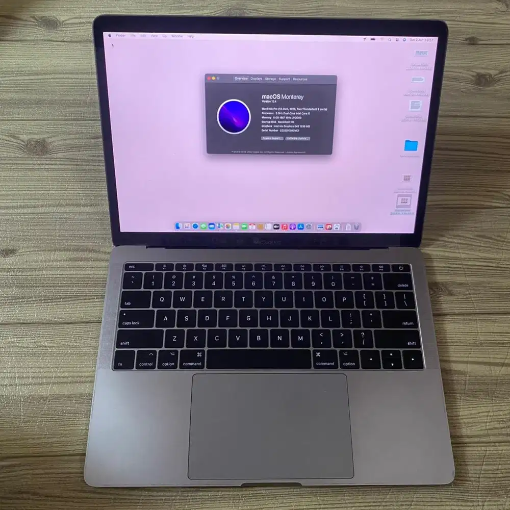 Macbook pro 2017 8/1TB Normal murah Bisa COD